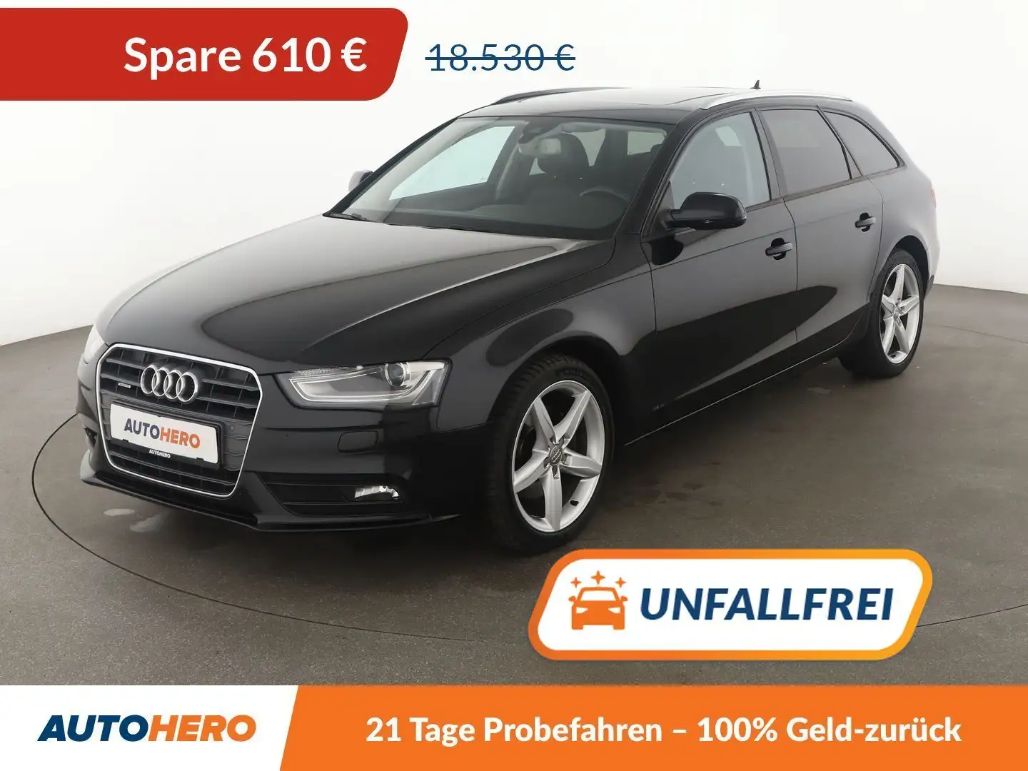 Audi A4 2.0 TDI quattro Attraction Aut.*NAVI*XENON* Schwarz - 1