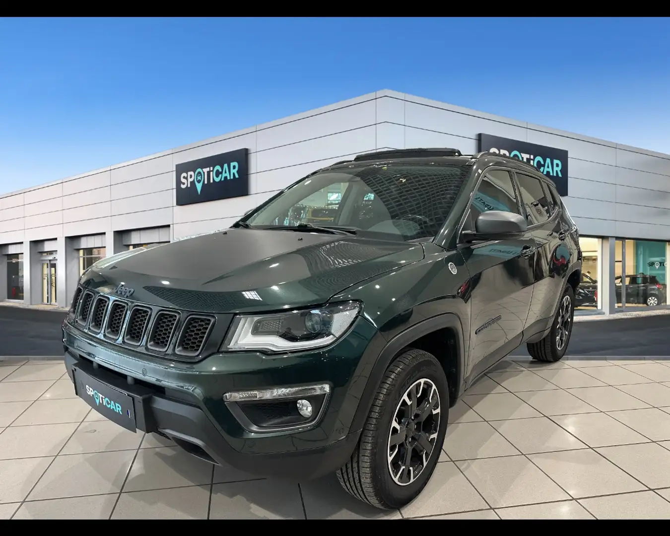 Jeep Compass 1.3 Turbo T4 PHEV Trailhawk Verde - 1
