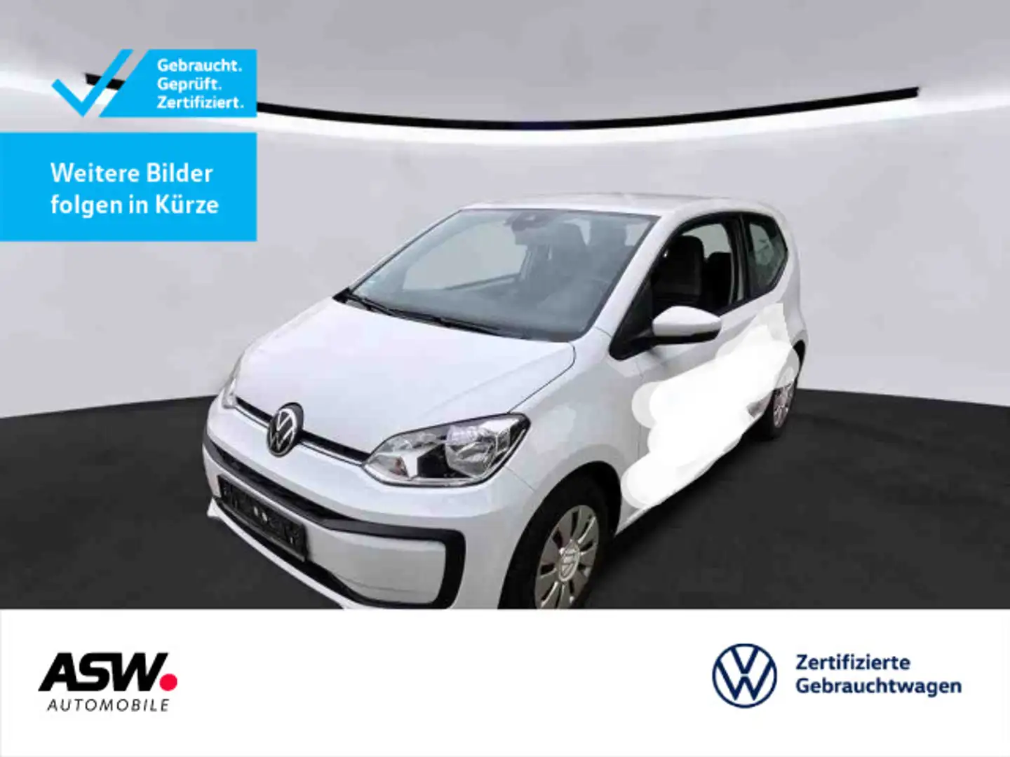 Volkswagen up! move up! 1.0 MPI Klima RFK PDC Tempomat Weiß - 1