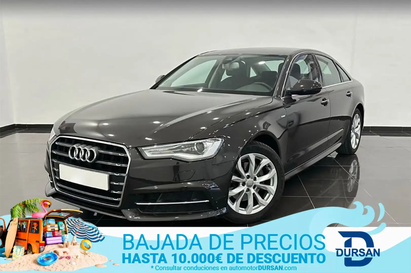 Audi A6 2.0TDI S line edition quattro S-T 140kW Grijs - 1