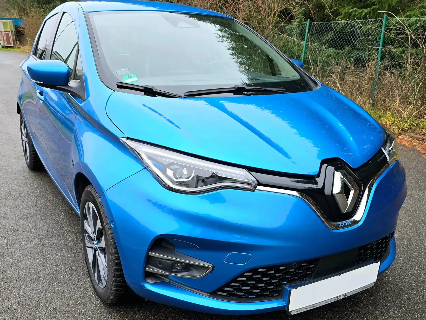 Renault ZOE Intens! TÜV NEU! 1.Hd! CCS! Eigentumsbatterie! Bleu - 1