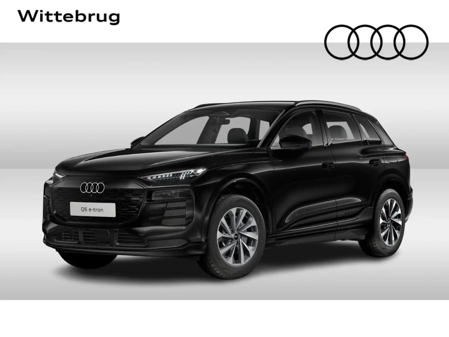 Audi Q6 e-tron edition 83 kWh | Nieuw 70k | Tech pakket | Zwart - 1
