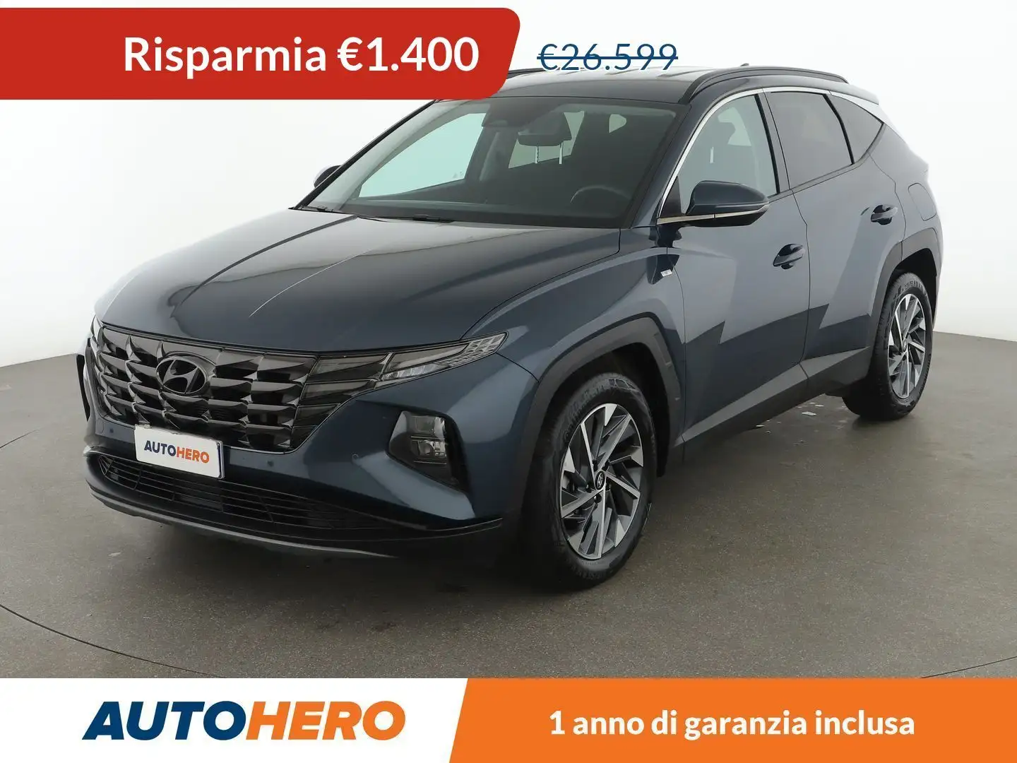 Hyundai TUCSON 1.6 CRDi Mild-Hybrid XLine DCT MHEV Blu/Azzurro - 1