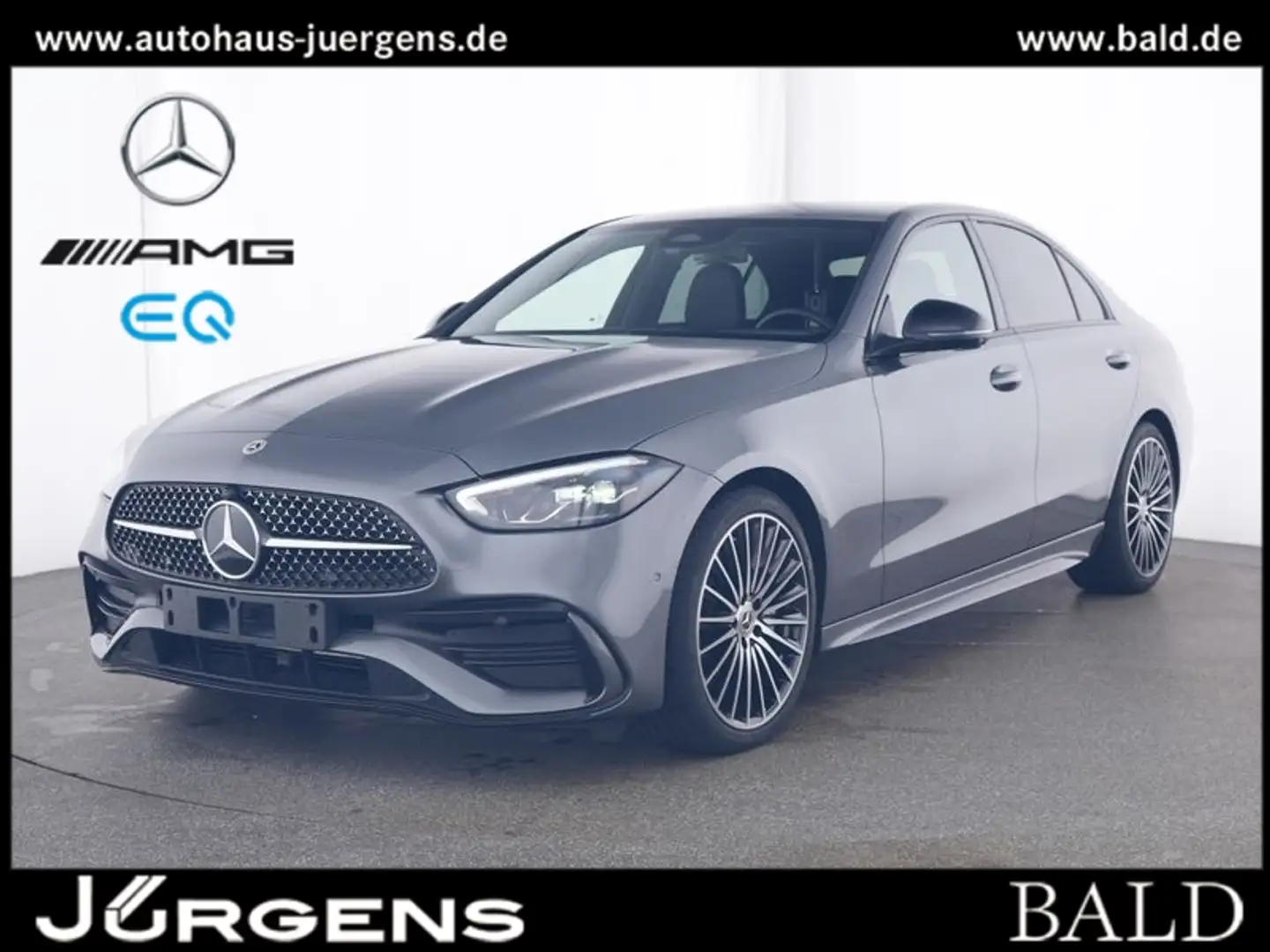 Mercedes-Benz C 180 AMG-Sport/Night/Winter/360/LED/Memo/DAB Grau - 2