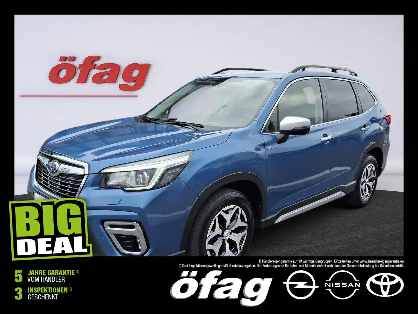 Subaru Forester 2.0i e-Boxer Style AWD Aut. LED+SHZ+360 Blau - 1