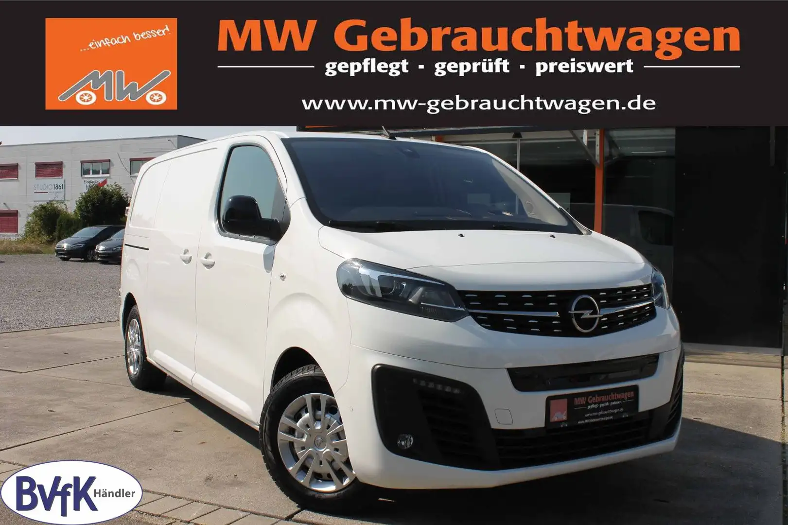 Opel Vivaro -e Kasten M 75kWh Elegance 360° PDC TEMP Weiß - 1