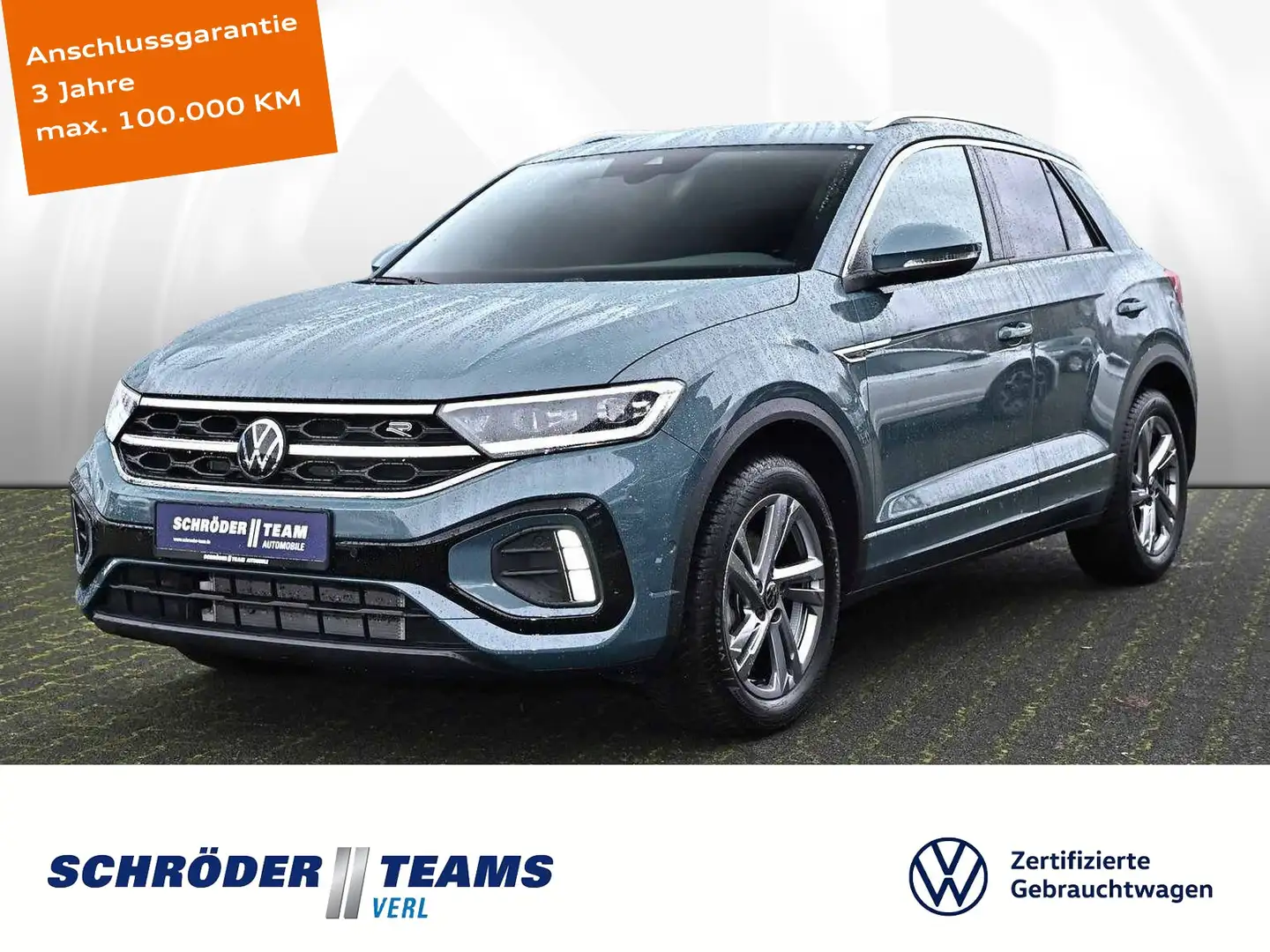 Volkswagen T-Roc 1.0 TSI R-Line Blau - 1