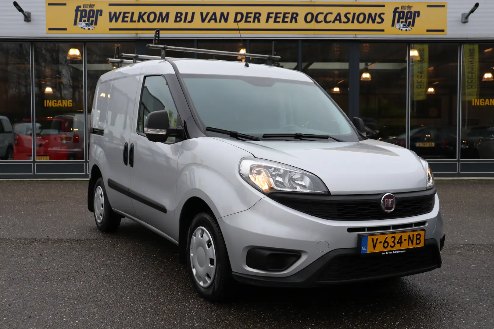 Fiat Doblo Cargo 1.3 MJ L1H1 SX EX.BTW Airco | Cruise Control Grijs - 1