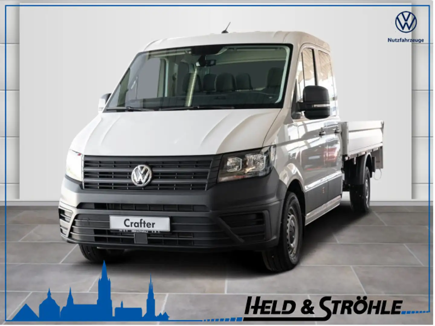 Volkswagen Crafter 35 DoKa Pritsche LR !AKTION! NP:56.325.- Bianco - 1