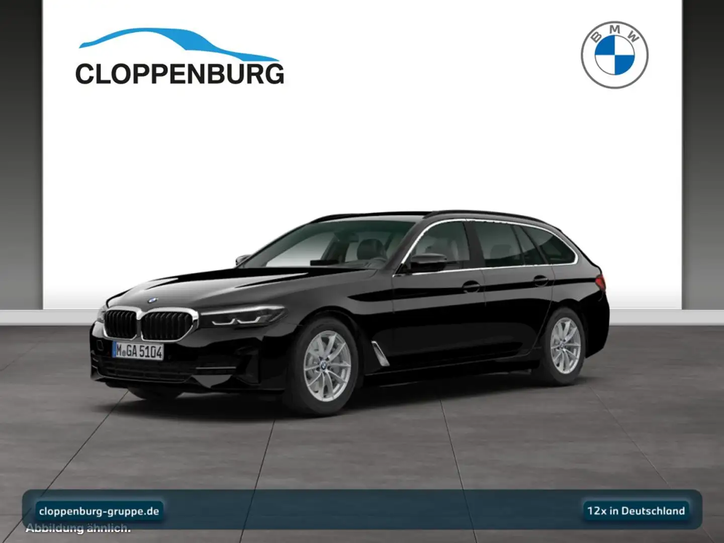 BMW 530 d xDrive Touring Head-Up+AHK+StHz+Navi+SHZ+BT Schwarz - 1
