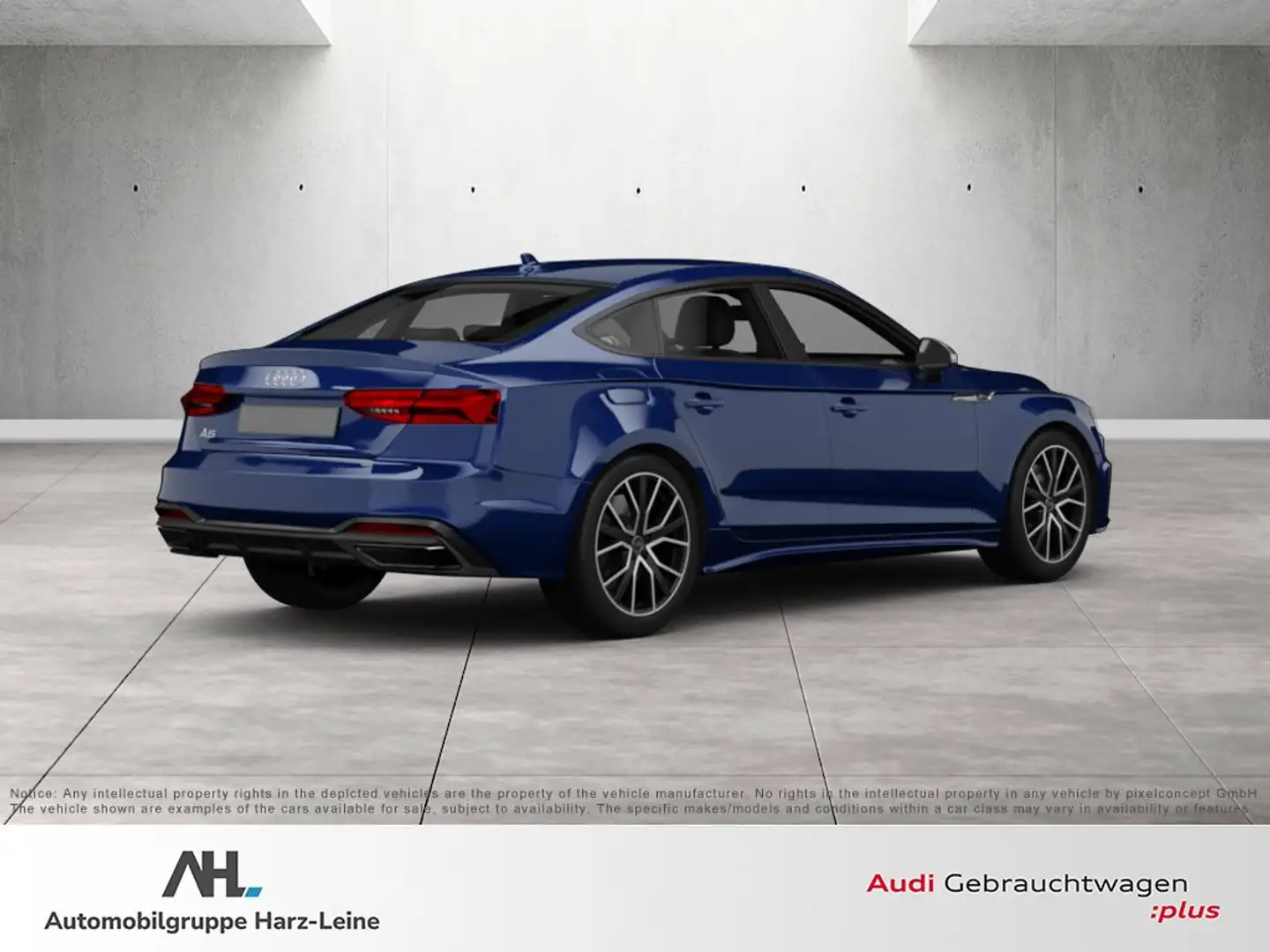 Audi A5 Sportback 40 TFSI S line Competition quattro S-tro Blau - 2