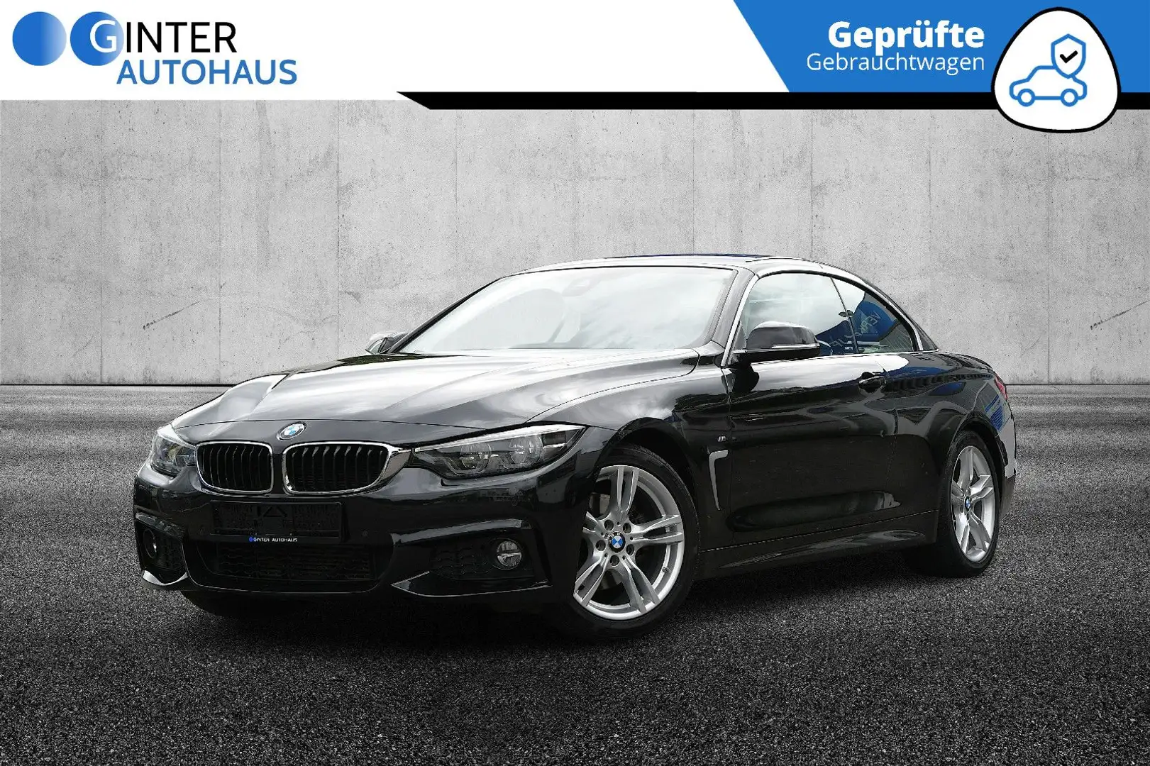 BMW 420 d Cabrio M Sportpacket*aus 2.Hand* Schwarz - 1