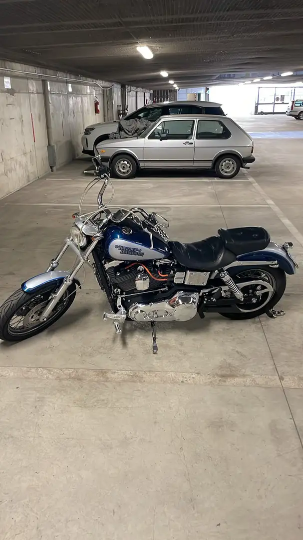 Harley-Davidson Dyna Low Rider carb Blau - 1