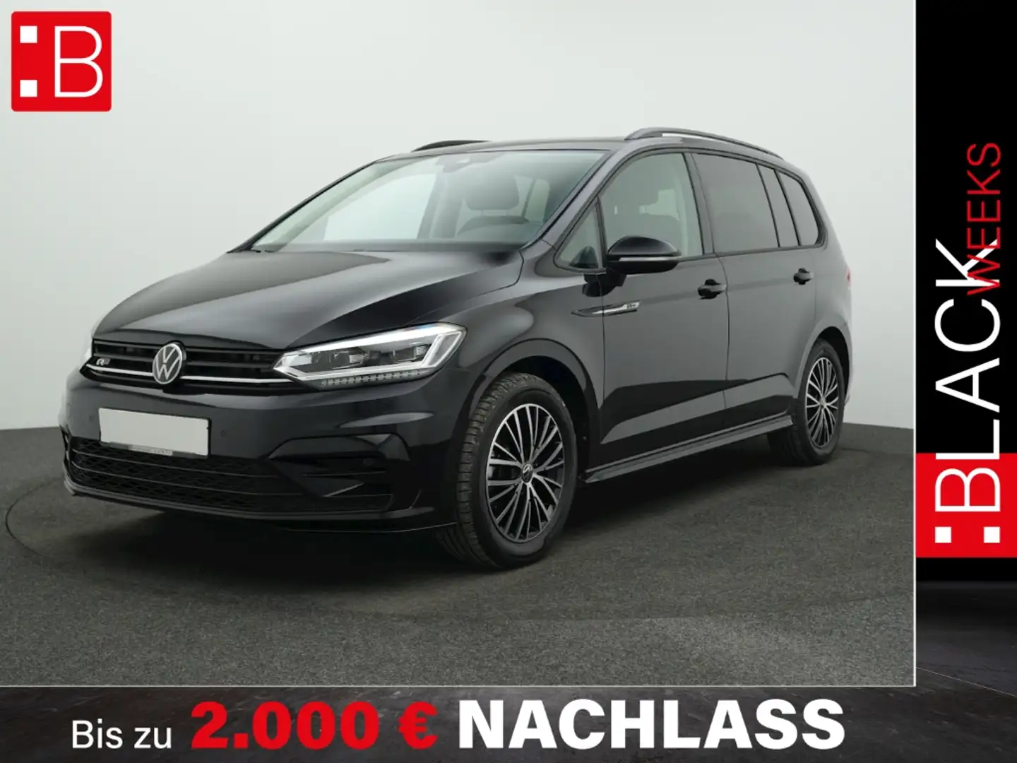 Volkswagen Touran 2.0 TDI DSG Highline R-Line BLACK-STYLE KAMERA NAV Schwarz - 1