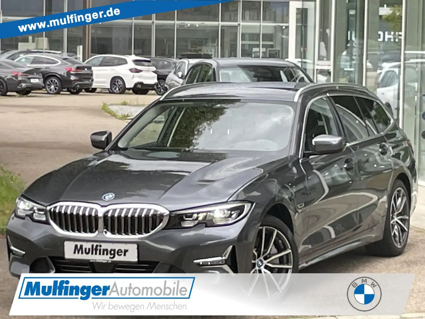 BMW 330 e T.xDr.Sports.Leder HUD ACC Kamera PanoD.AHK Grau - 1