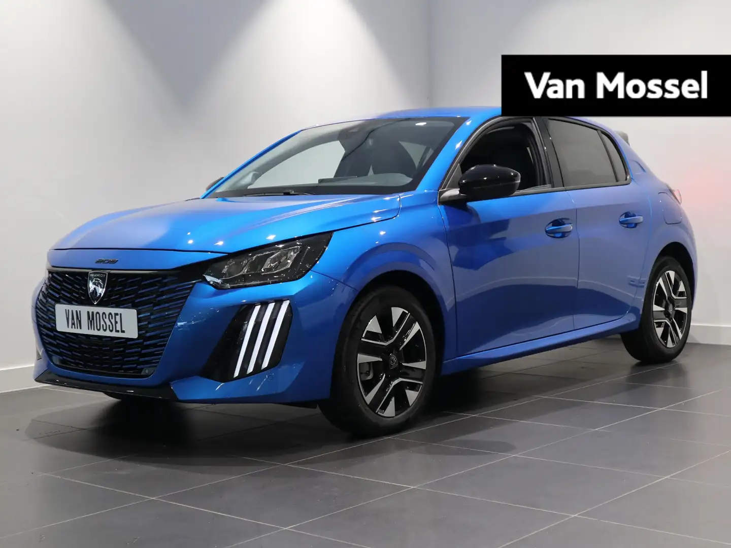 Peugeot e-208 Allure 51 kWh - STOELVERWARMING - NAVIGATIE - CAME Blauw - 1