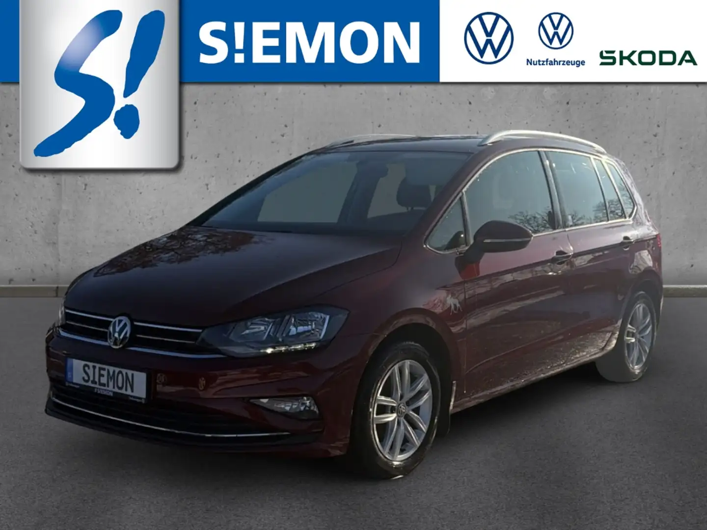 Volkswagen Golf Sportsvan 1.0 TSI DSG Comfortline AHK Navi Rouge - 1