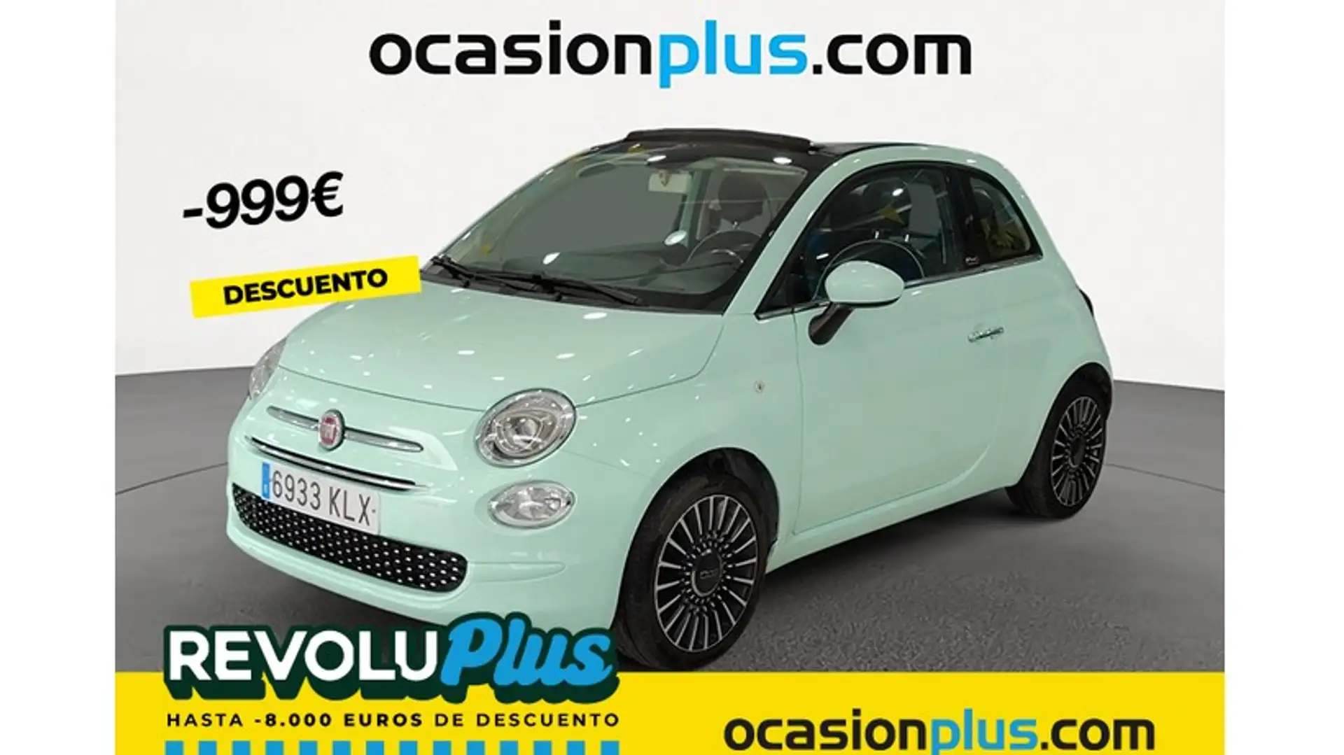 Fiat 500C 1.2 Lounge Verde - 1