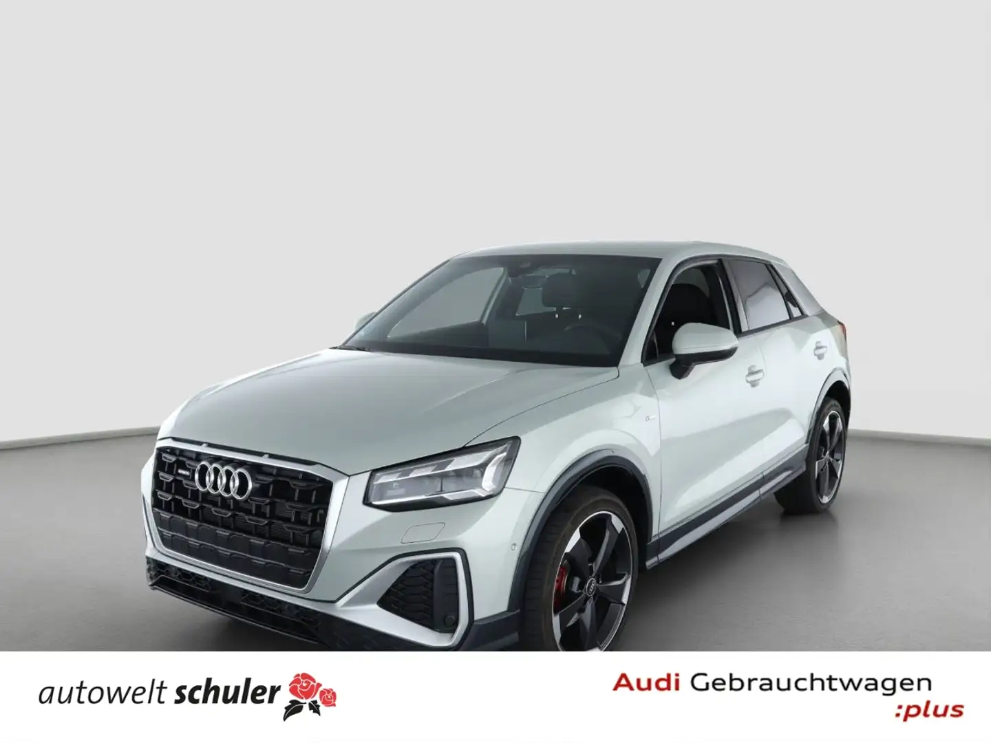 Audi Q2 40 2.0 TFSI quattro S-line Navi RFK ACC CarPlay M Silber - 1