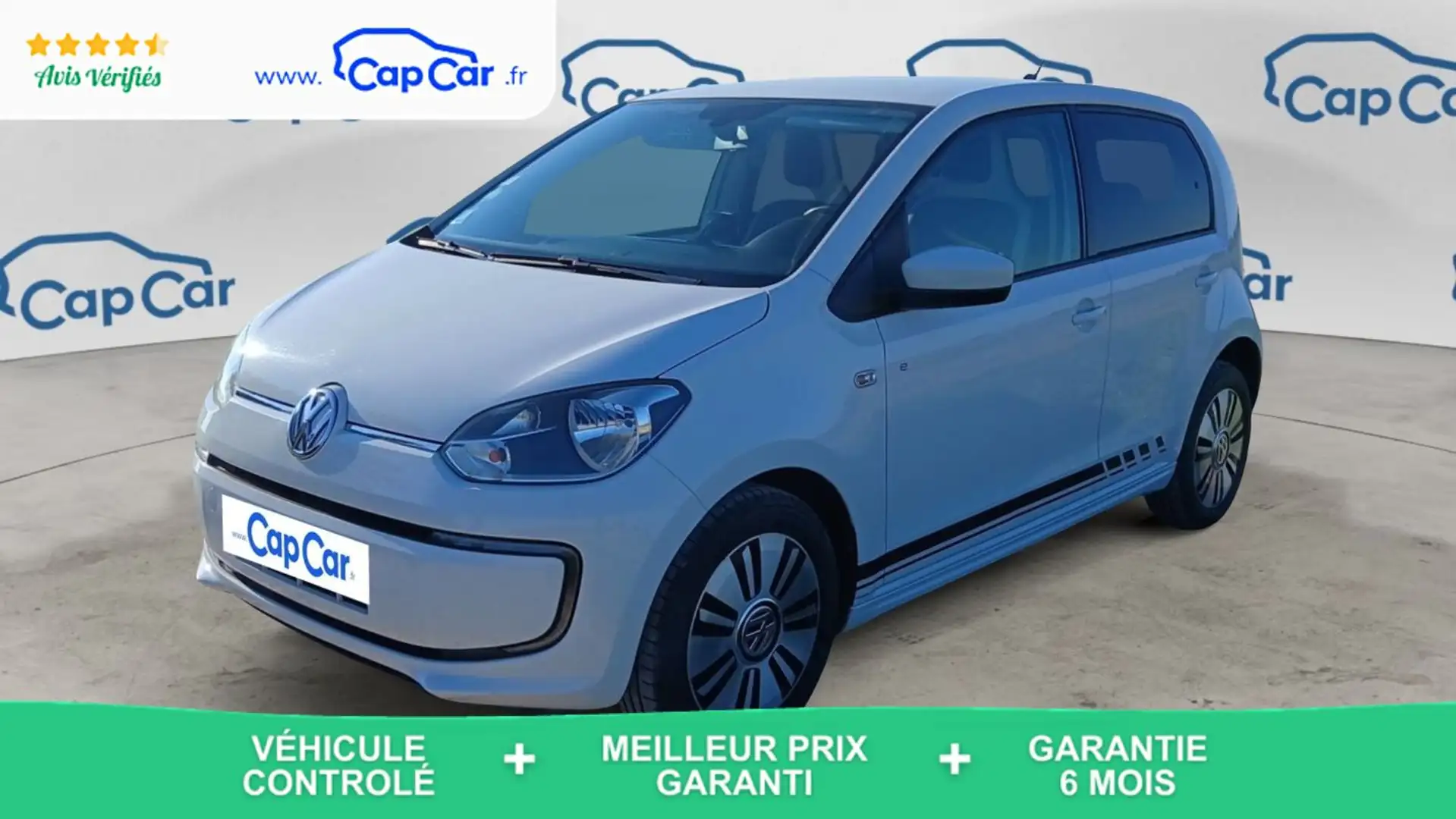 Volkswagen up! 82 E-UP Blanc - 1