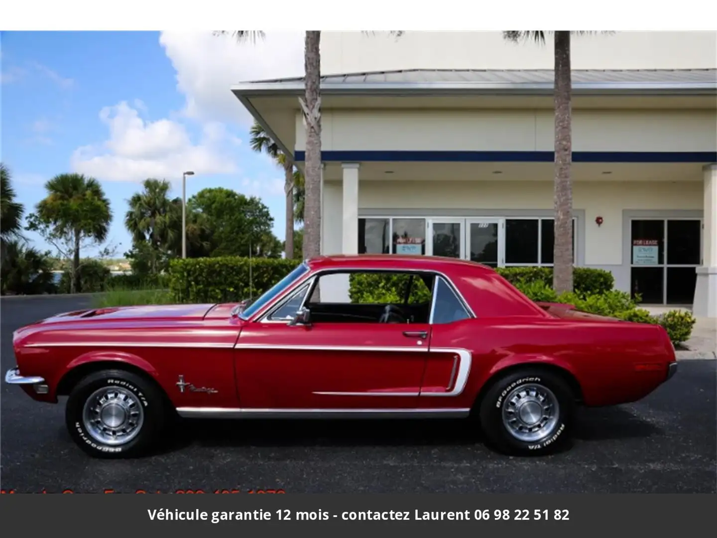 Ford Mustang 289 V8 1968 Tout compris Rot - 2
