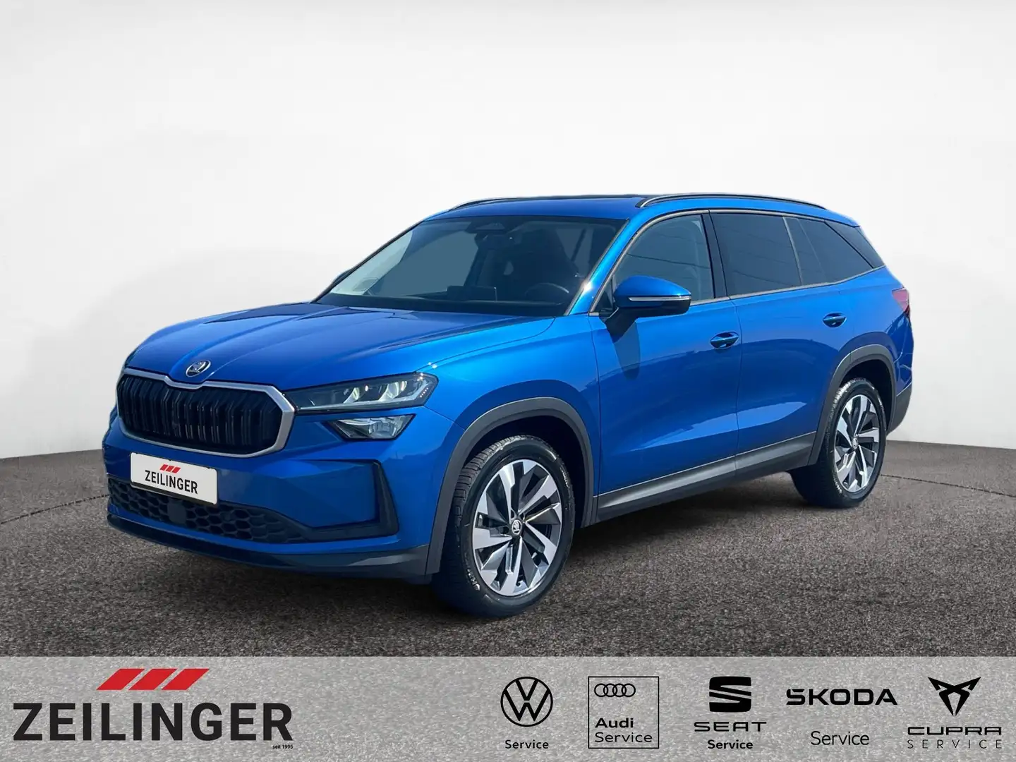 Skoda Kodiaq Selection 4x4 TDI DSG|7-S|PANO|AHK|5J-GAR Blau - 1