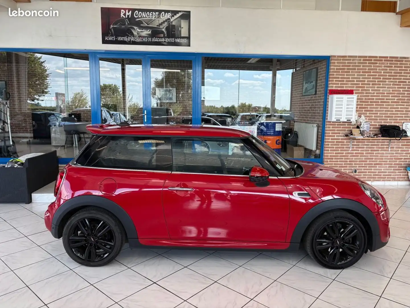 MINI One 102CH PACK John Cooper Works Interieur-Exterieur GPS-JANTES 17-Sièges coqués Rouge - 2