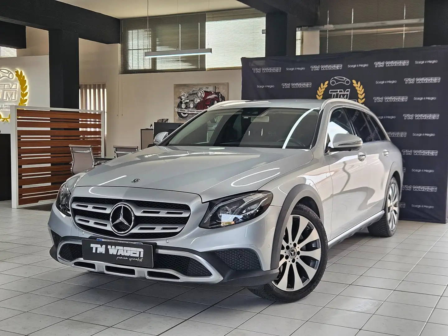 Mercedes-Benz E 220 SW All-Terrain d Premium 4matic auto Argent - 1