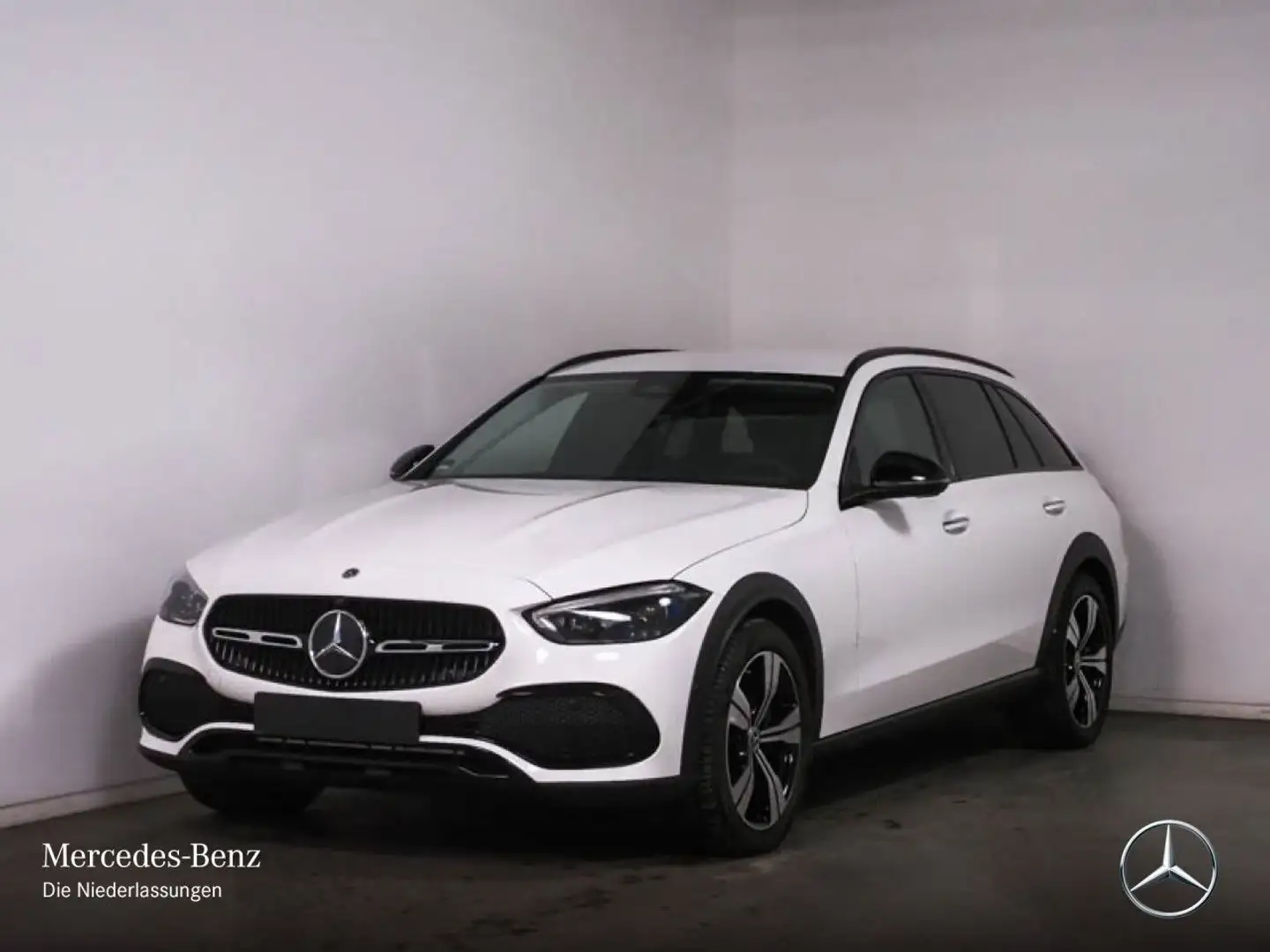 Mercedes-Benz C 220 d T 4M AVANTG+NIGHT+360+AHK+TOTW+KEYLESS+9G Weiß - 2