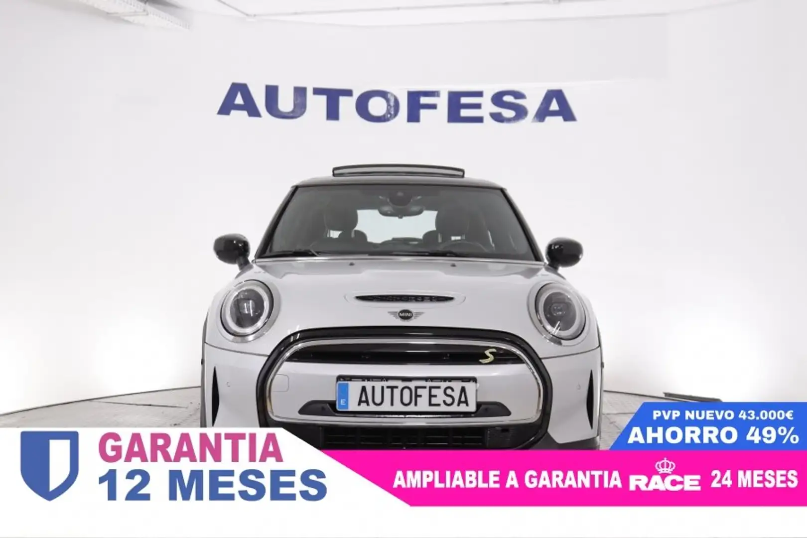 MINI Cooper S ELECTRICO 184cv 3P # IVA DEDUCIBLE, TECHO ELEC PAN Gris - 2