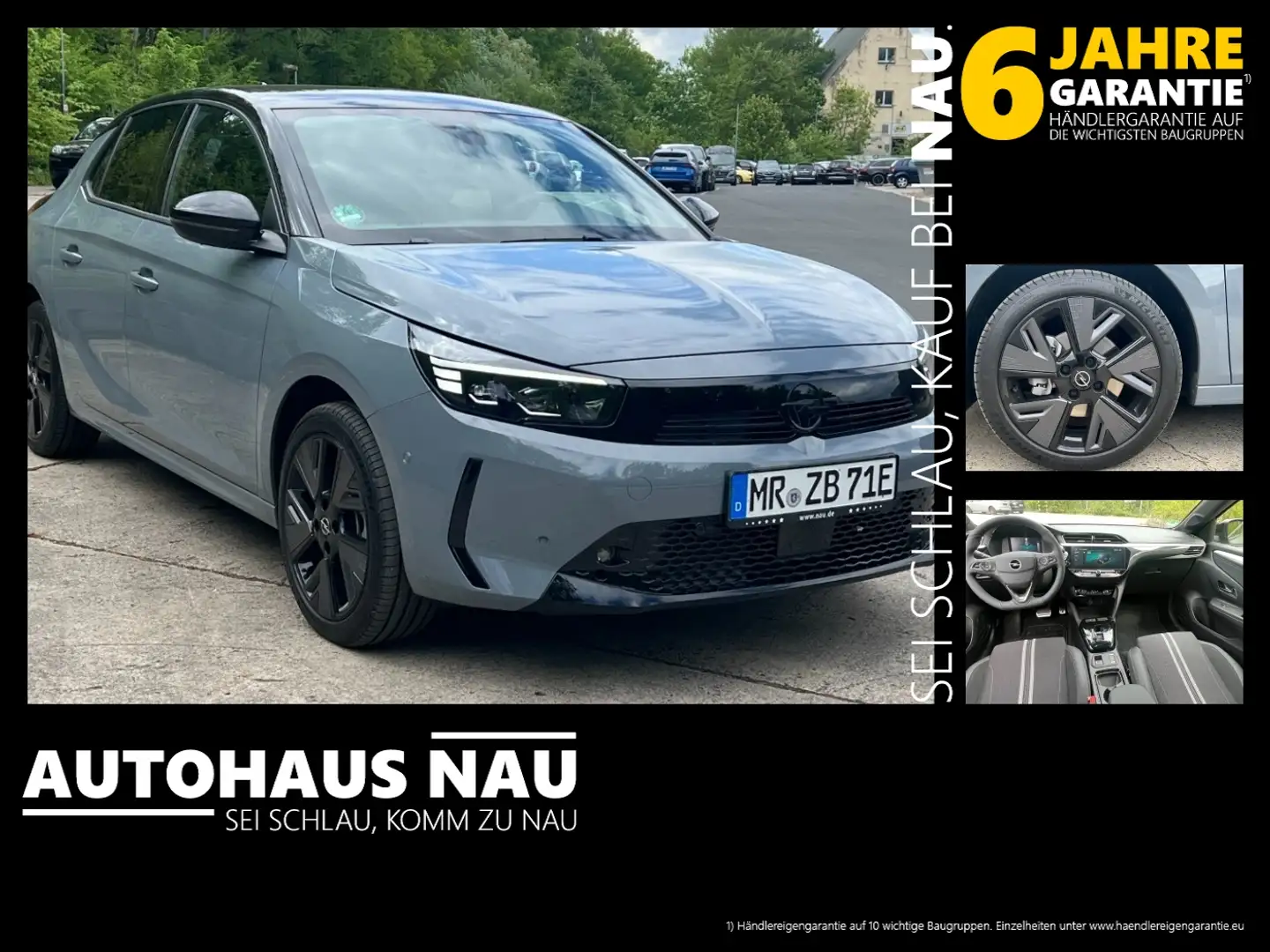 Opel Corsa Electric GS TOP-Ausstattung! Grau - 1