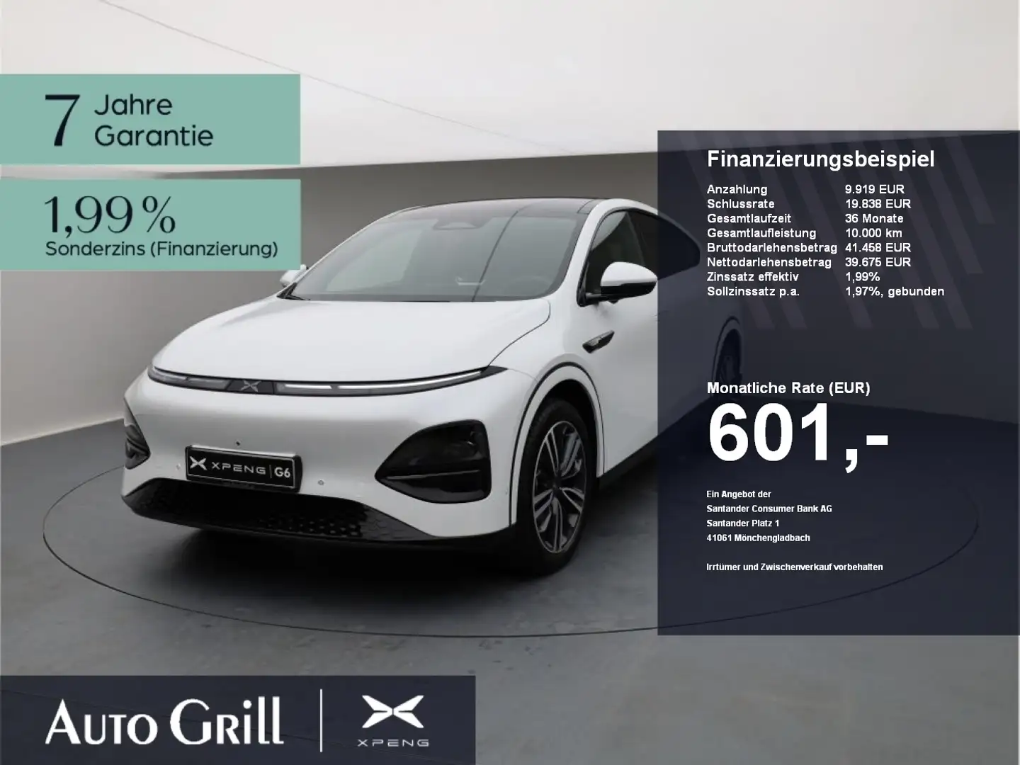 Xpeng G6 AWD Performance AHK CarPlay 360Kam ACC Pano Wit - 1