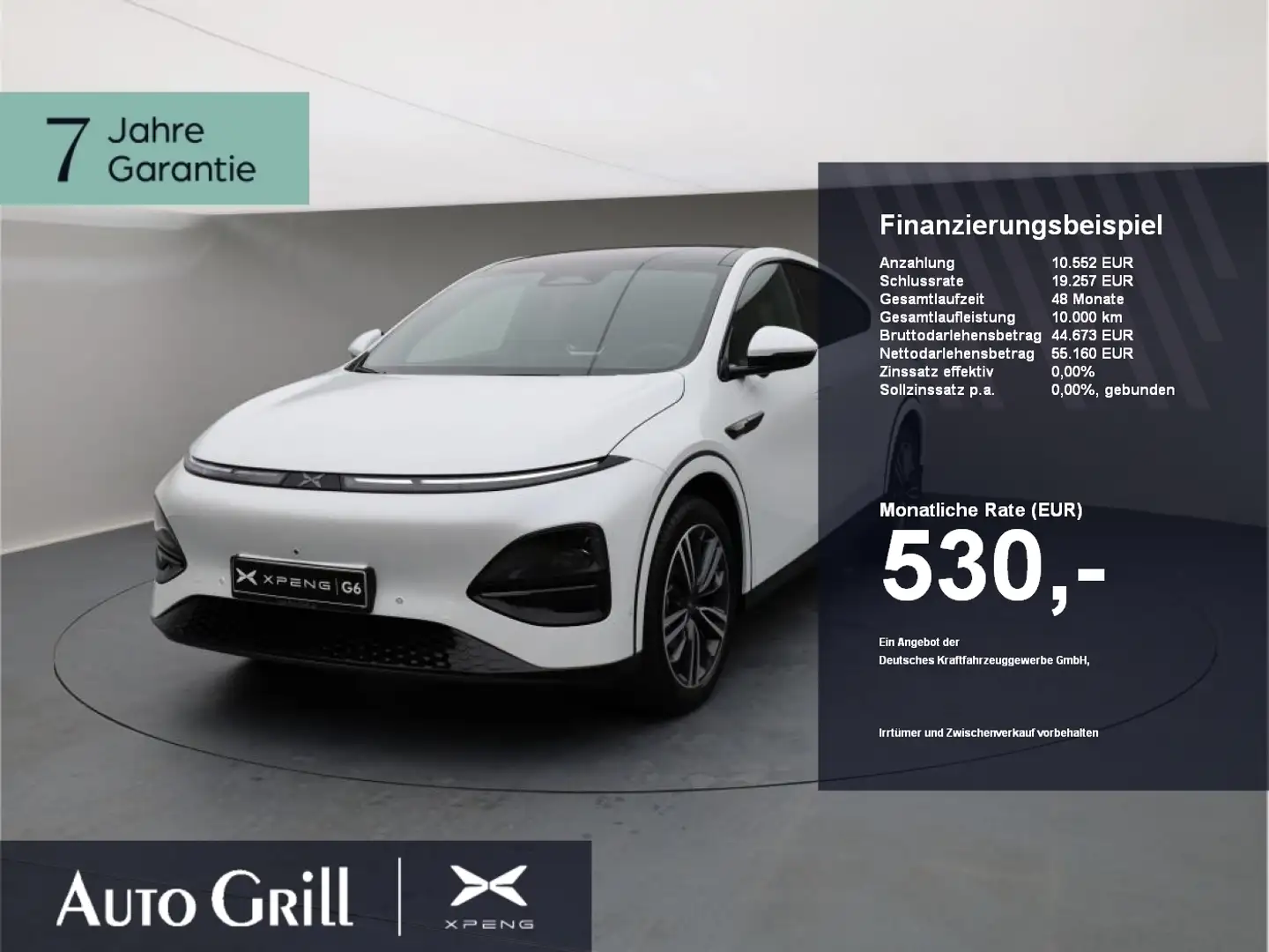 Xpeng G6 AWD Performance AHK CarPlay 360Kam ACC Pano Weiß - 1