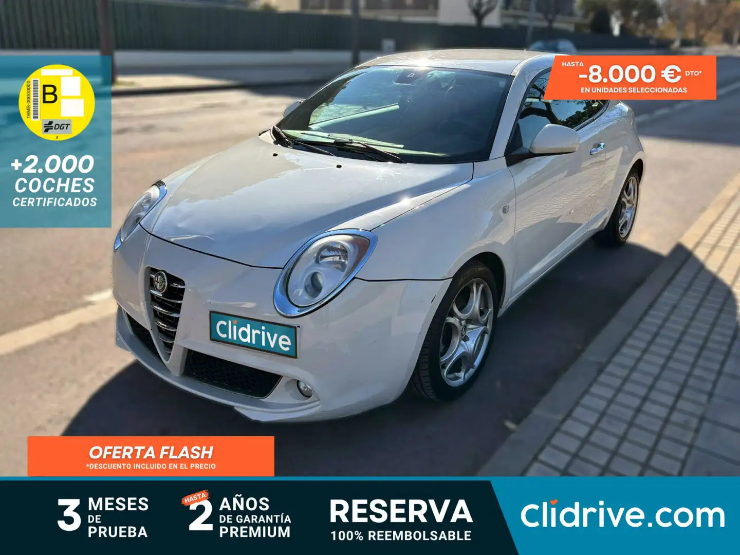 Alfa Romeo MiTo 1.3JTDm S&S Distinctive 95 Blanco - 1