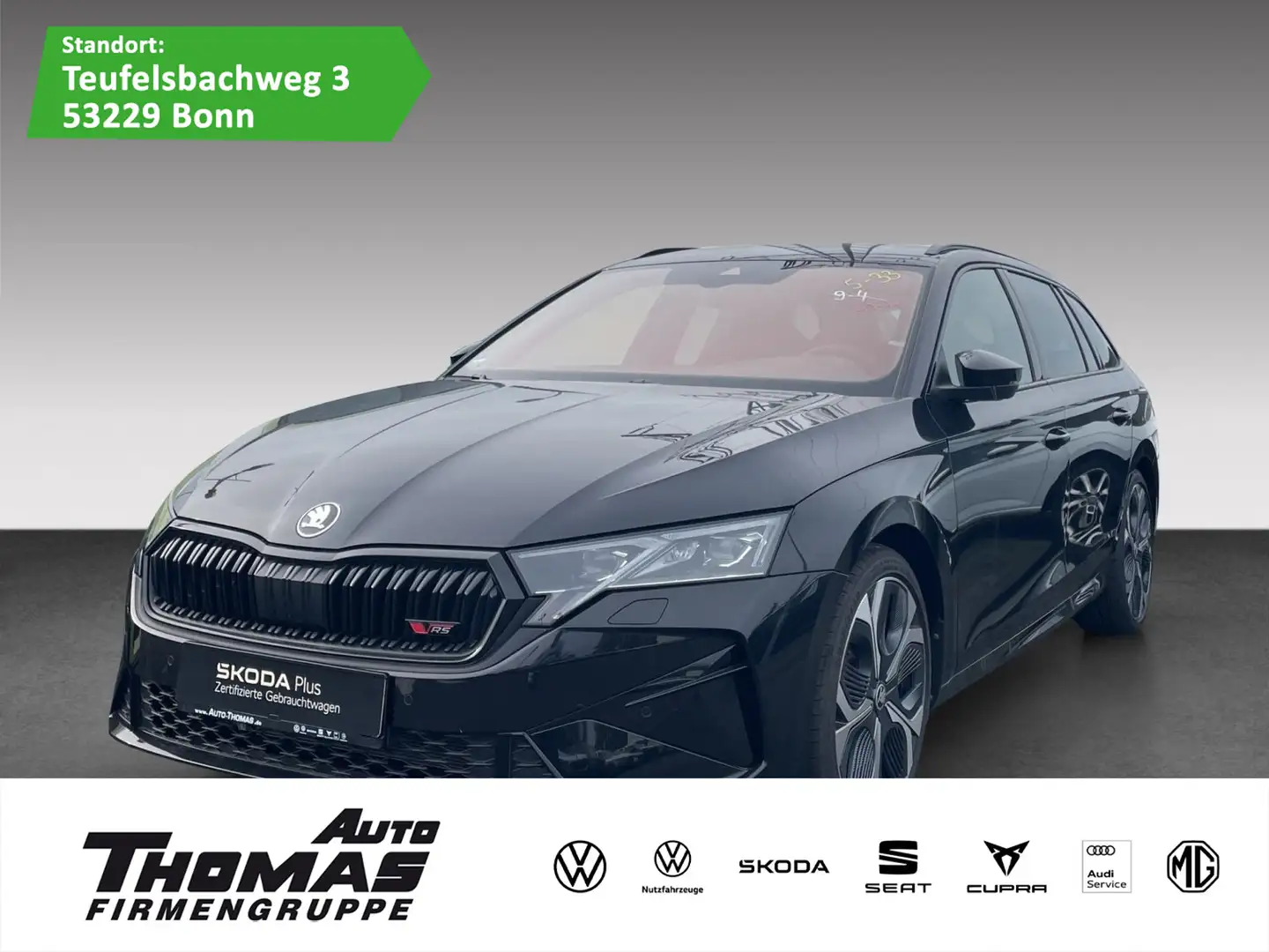Skoda Octavia Combi RS 2.0 TSI DSG LED NAVI AHK Schwarz - 1