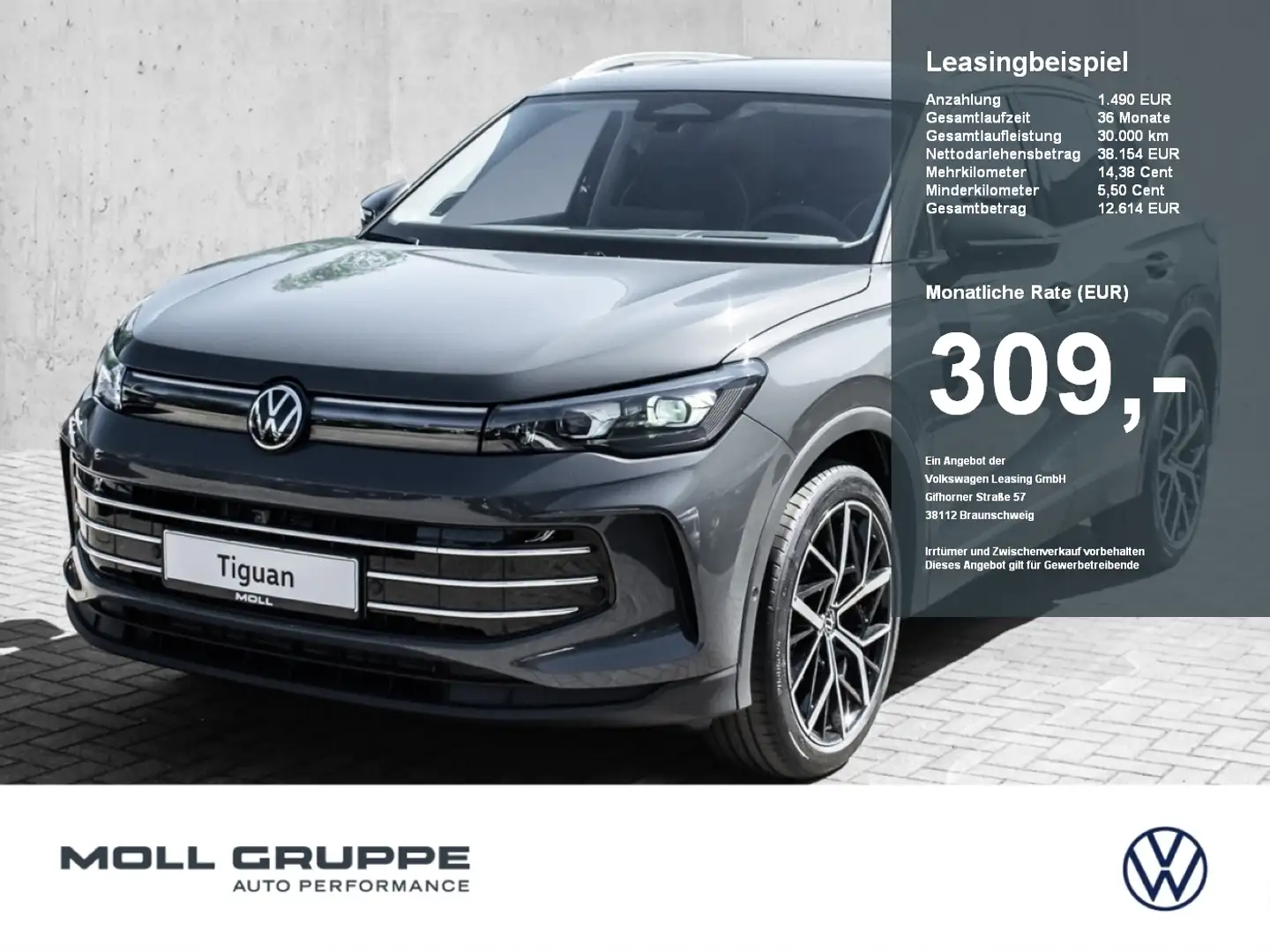 Volkswagen Tiguan Elegance 1.5 l eTSI OPF DSG NAVI PANO Grigio - 1