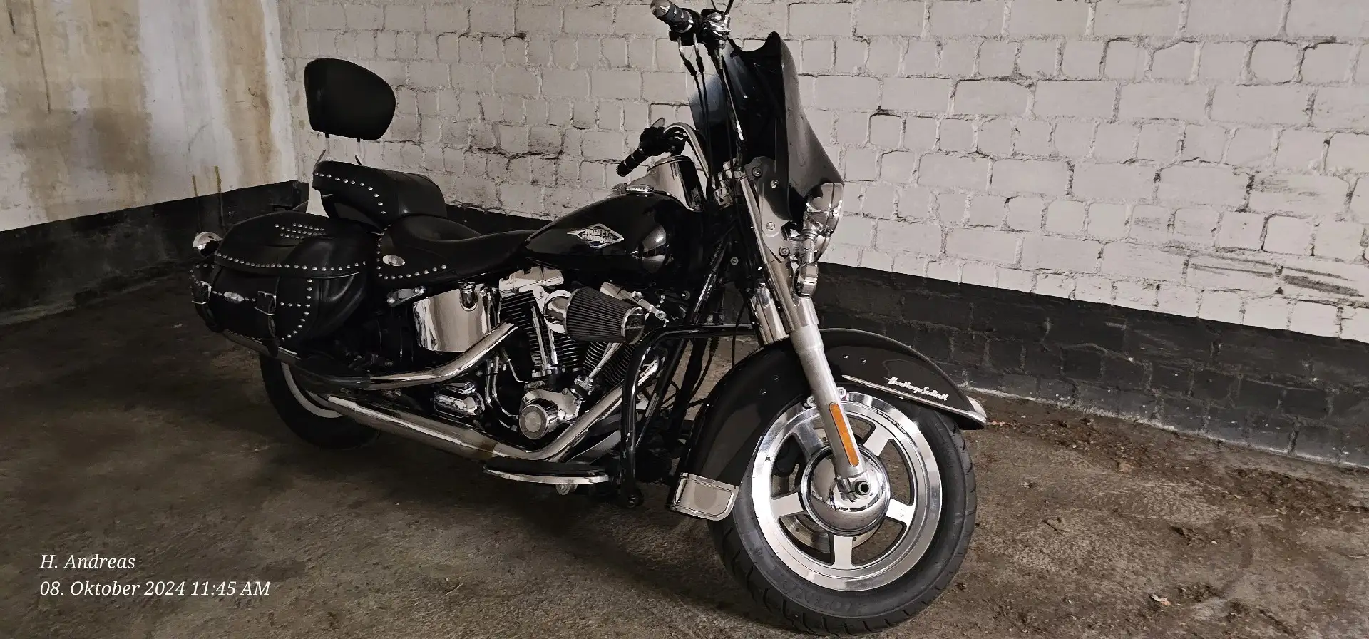 Harley-Davidson Heritage Softail Harley-Davidson Heritage Softail Fekete - 1