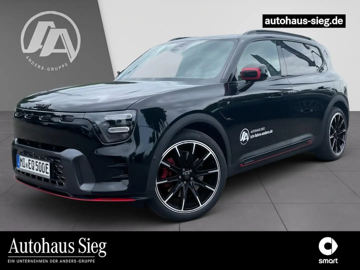 smart Brabus +PDC+Distronic+Pano+SHZ+MATRIX+KeyLess Schwarz - 1