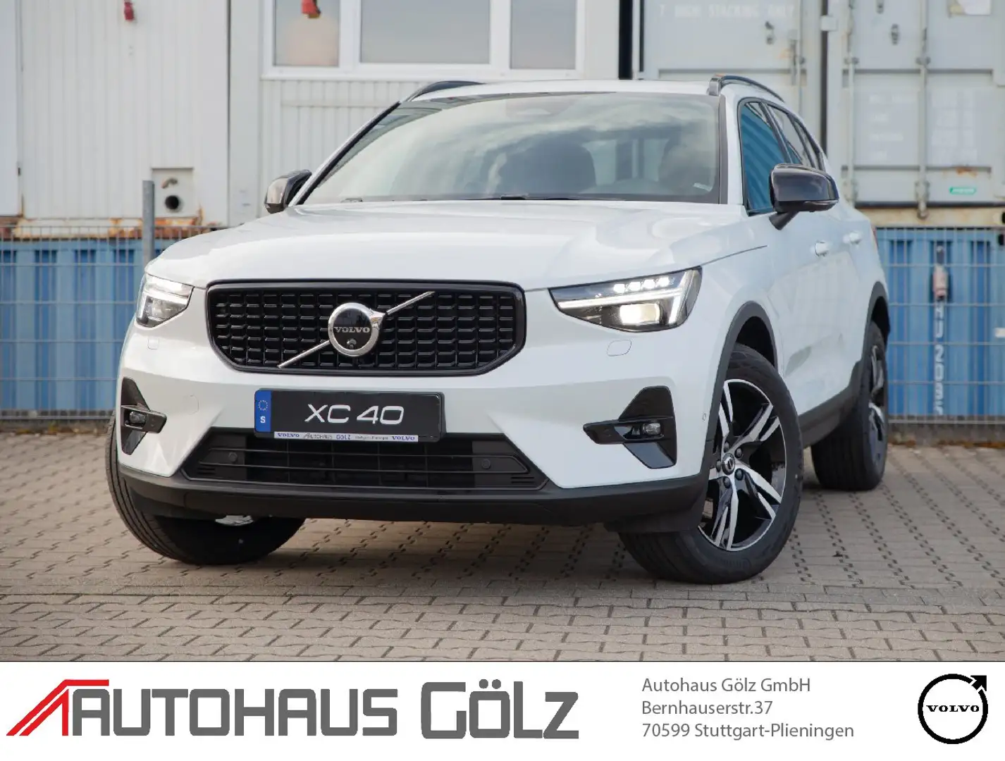 Volvo XC40 B4 Plus Dark 2WD 360°Kamera SHD ACC BLIS Weiß - 1