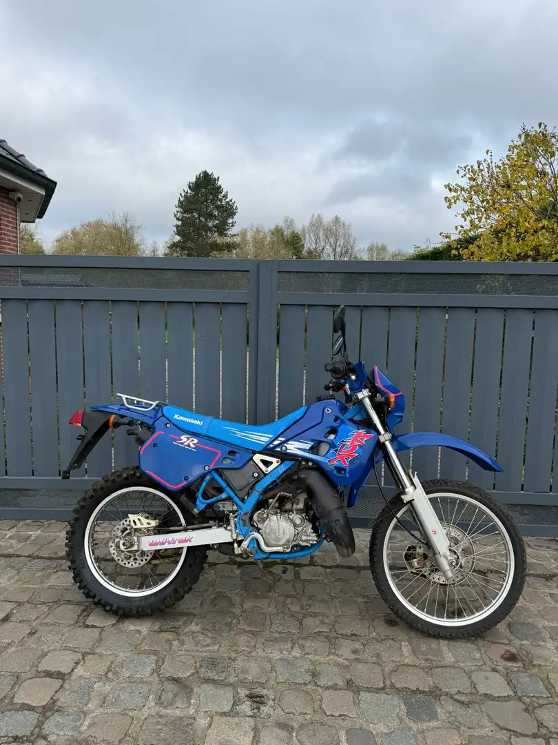 Kawasaki KDX 125 Enduro 2Takt *Oldtimer* @AelbrechtMotors Blauw - 1
