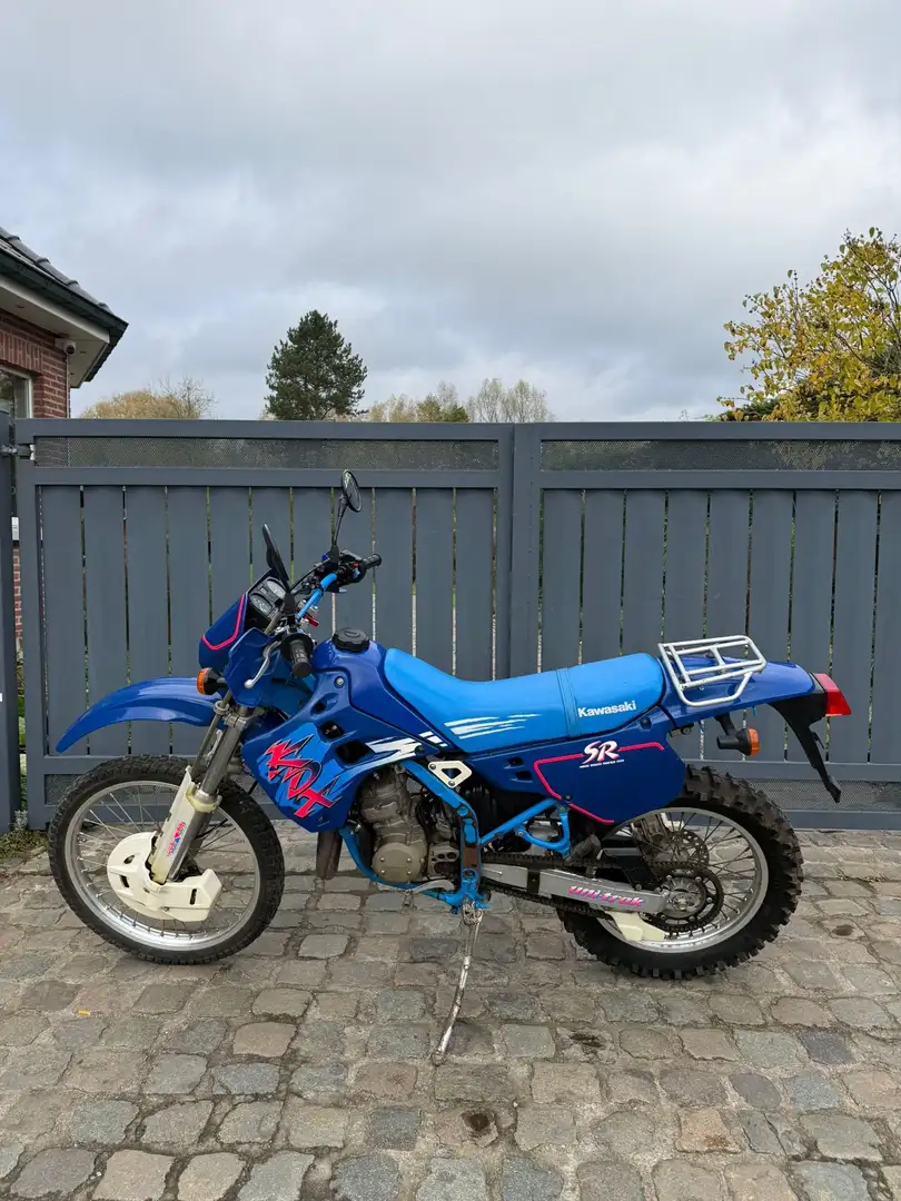 Kawasaki KDX 125 Enduro 2Takt *Oldtimer* @AelbrechtMotors Blauw - 2