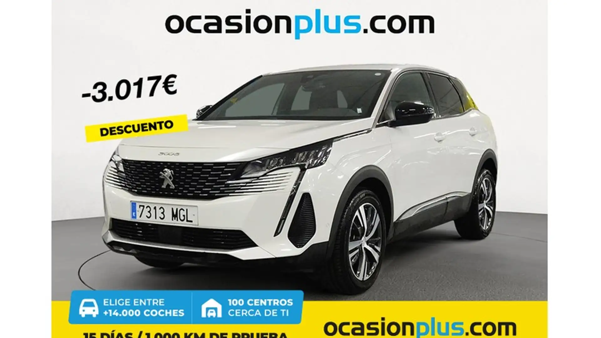 Peugeot 3008 1.2 PureTech S&S Allure 130 Blanc - 1