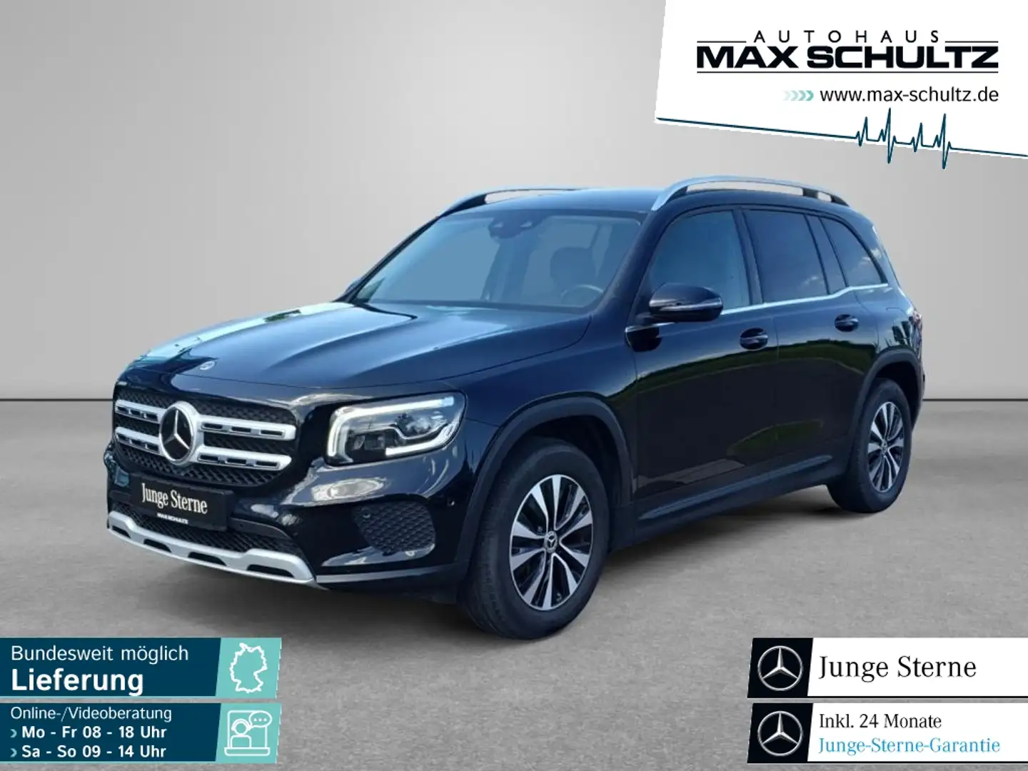 Mercedes-Benz GLB 200 *Navi*PDC*LED*el.Heck*SpurW*ACC*SHZ*AUT Schwarz - 1