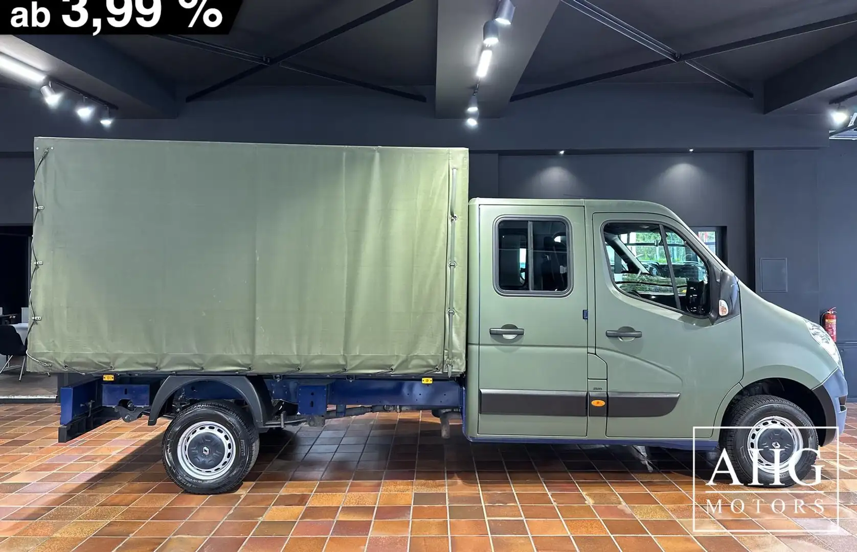 Renault MASTER DOKA 4X4 OBERAIGNER UNTERSETZUNG SPERRE 7-S Bleu - 1