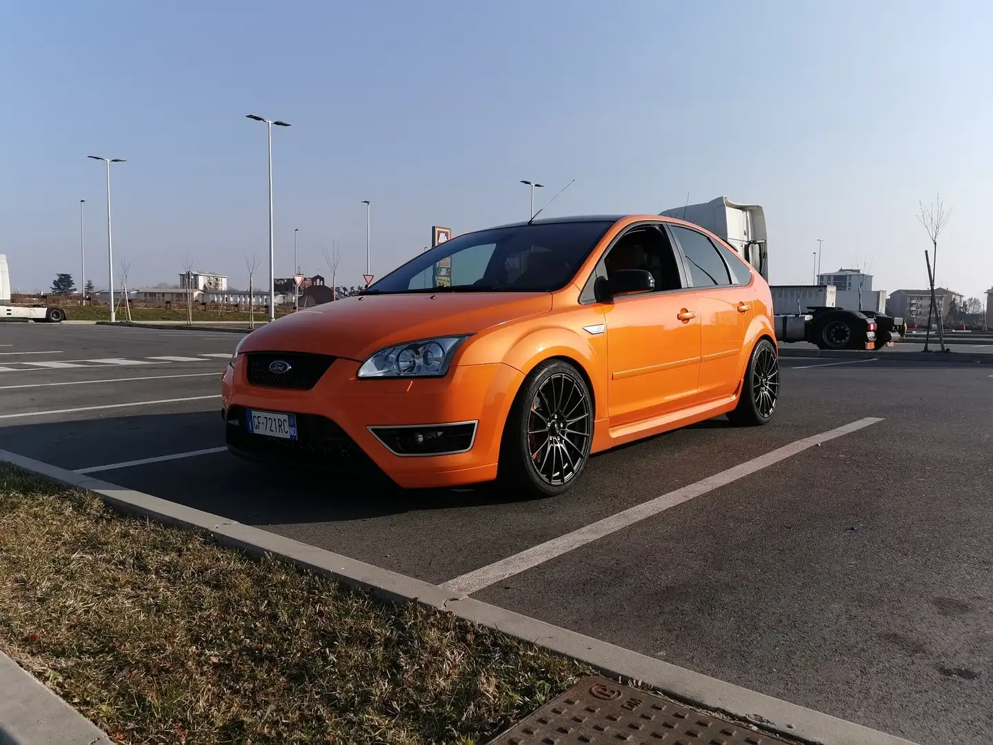 Ford Focus 2.5 ST 5p, Recaro, stage 2+ custom Arancione - 1