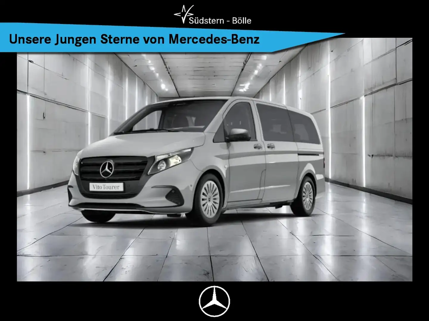 Mercedes-Benz Vito 116 TOURER LANG+9G+KLIMA+KAMERA+AHK+CARPLAY Gris - 1