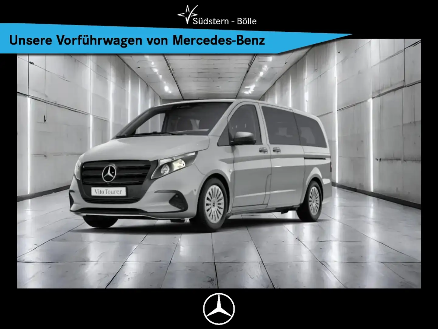 Mercedes-Benz Vito 116 TOURER LANG+9G+KLIMA+KAMERA+AHK+CARPLAY Grau - 1