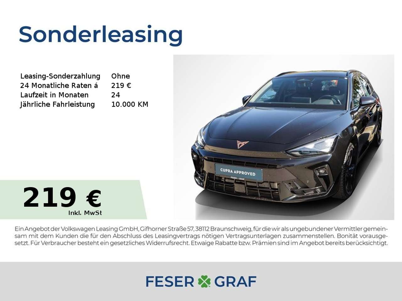 Cupra Leon — Cupra Leon Sportstourer 2.0 TDI DSG ACC AHK Navi RüKa