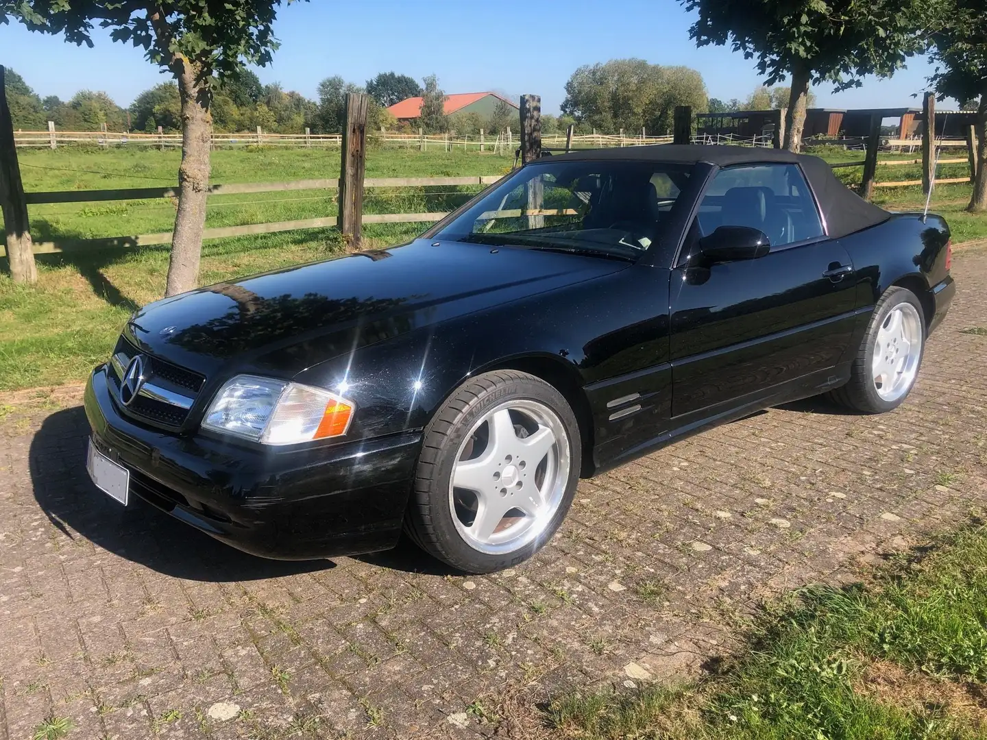 Mercedes-Benz SL 500 AMG , Tüv neu, sauber , Leder , Klima Schwarz - 1