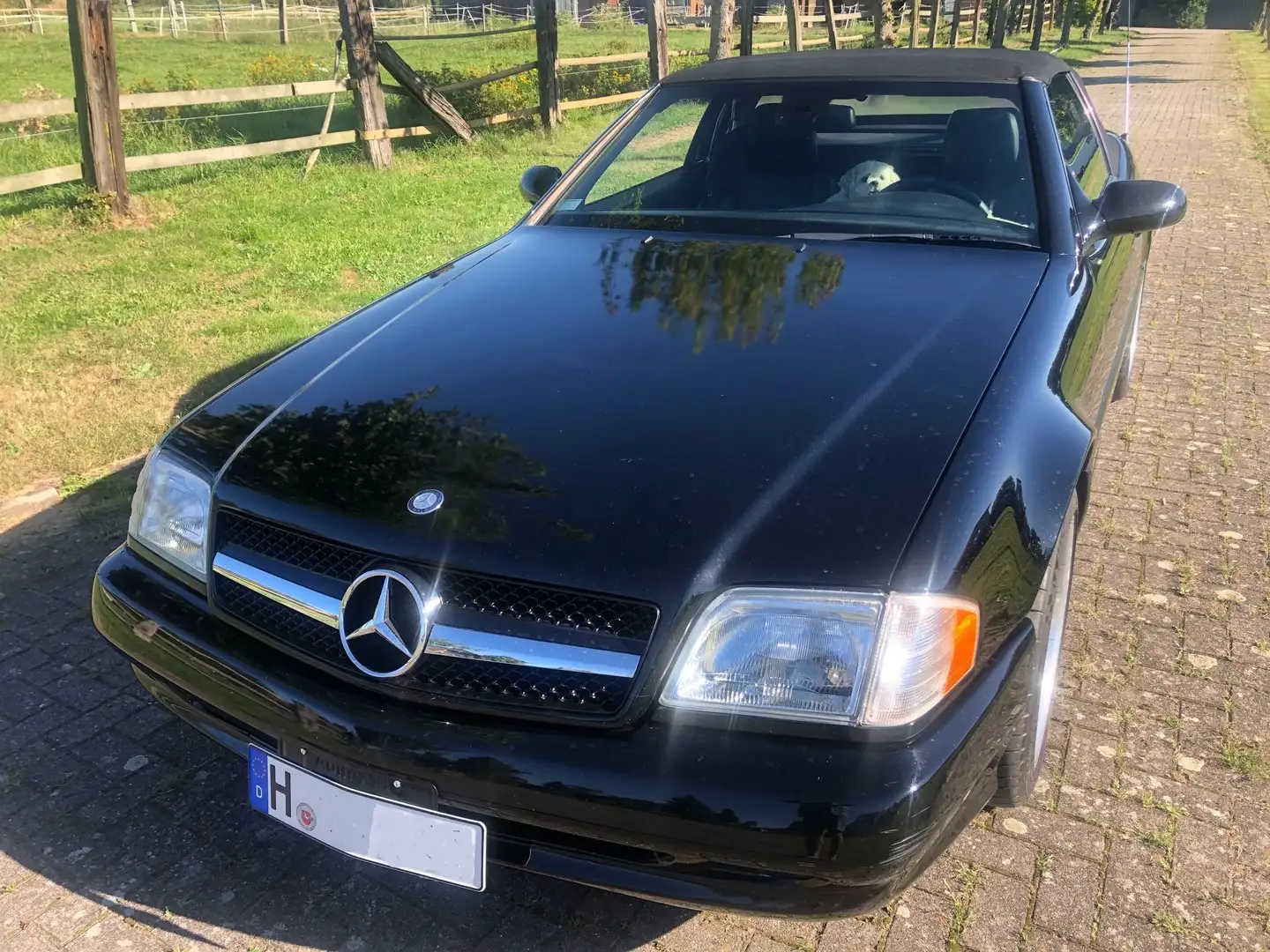 Mercedes-Benz SL 500 AMG , Tüv neu, sauber , Leder , Klima Schwarz - 2